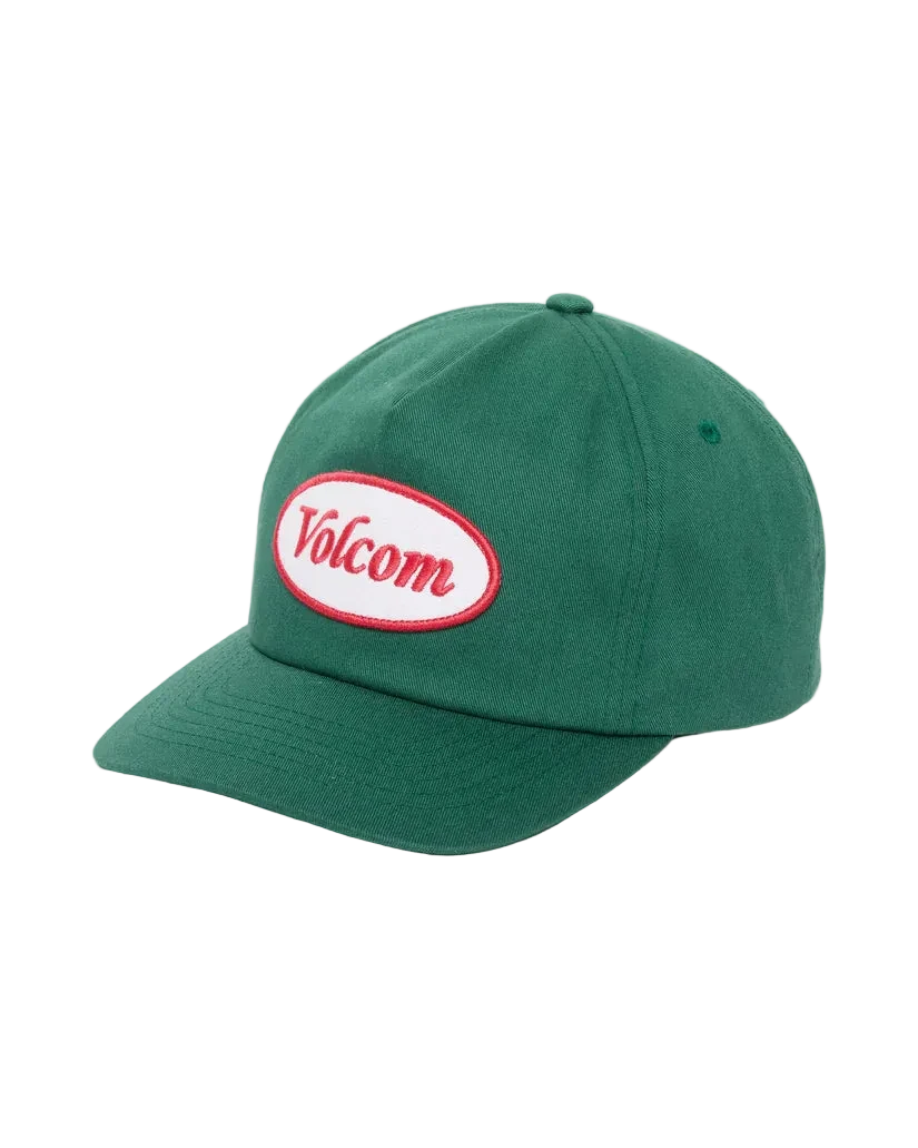 Green cap with Volcom logo 