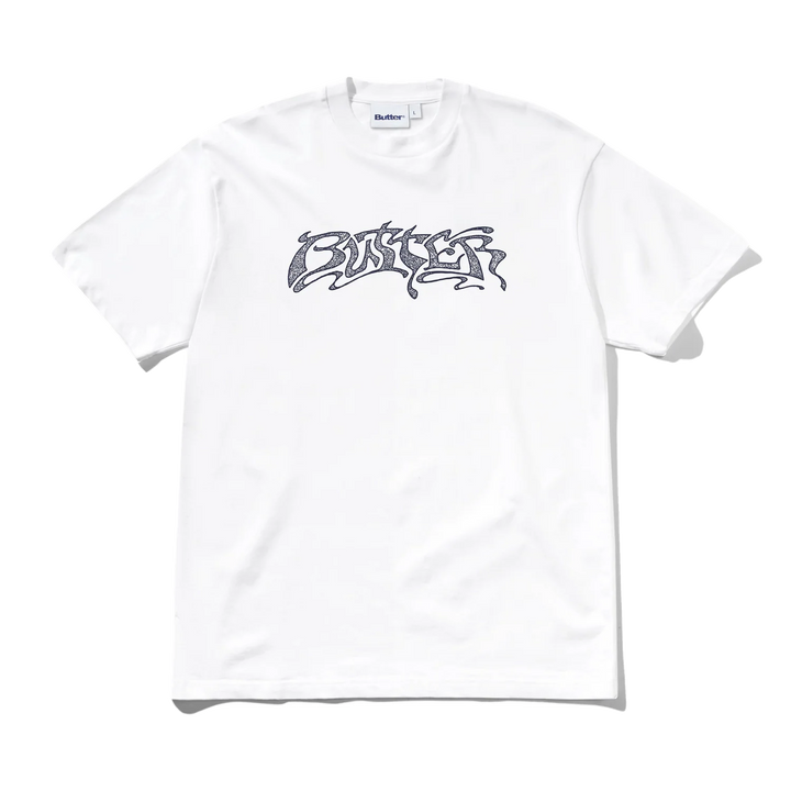 BUTTER GOODS DRUMMER TEE WHITE FRONT