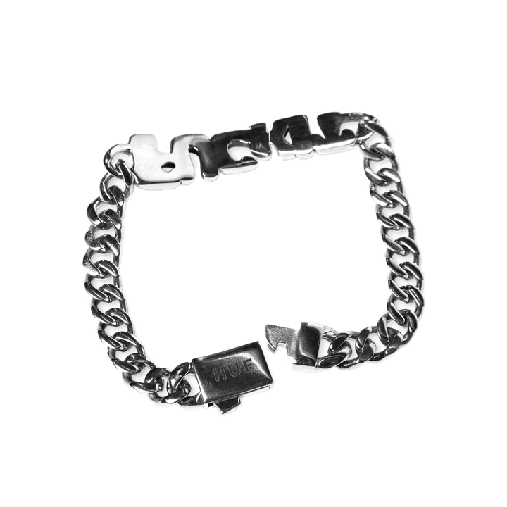 FUCK IT WRAPED ID BRACELET SILVER