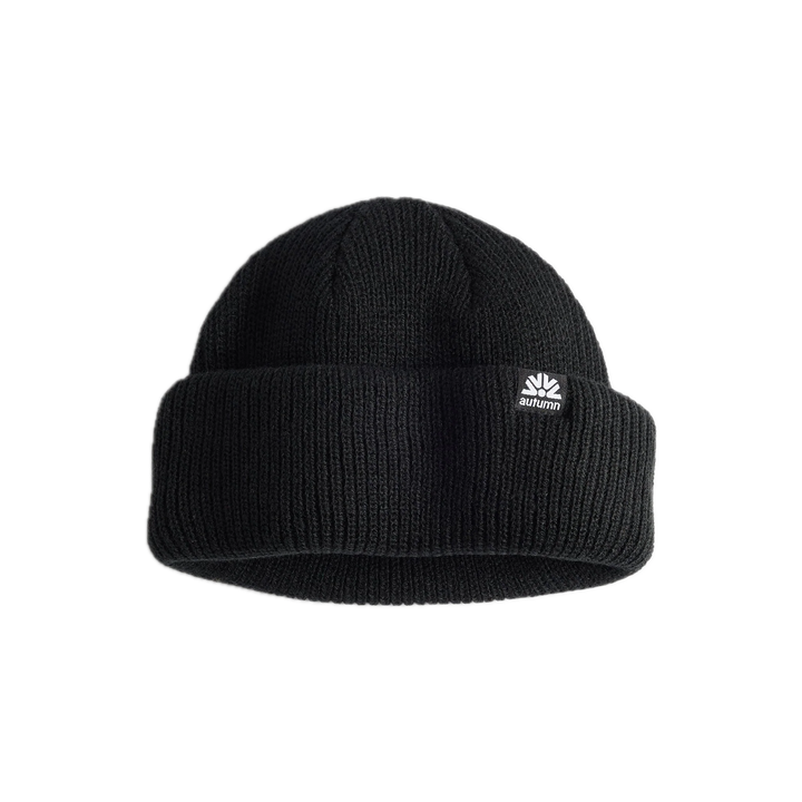 DOPPELROLLBEANIE SCHWARZ