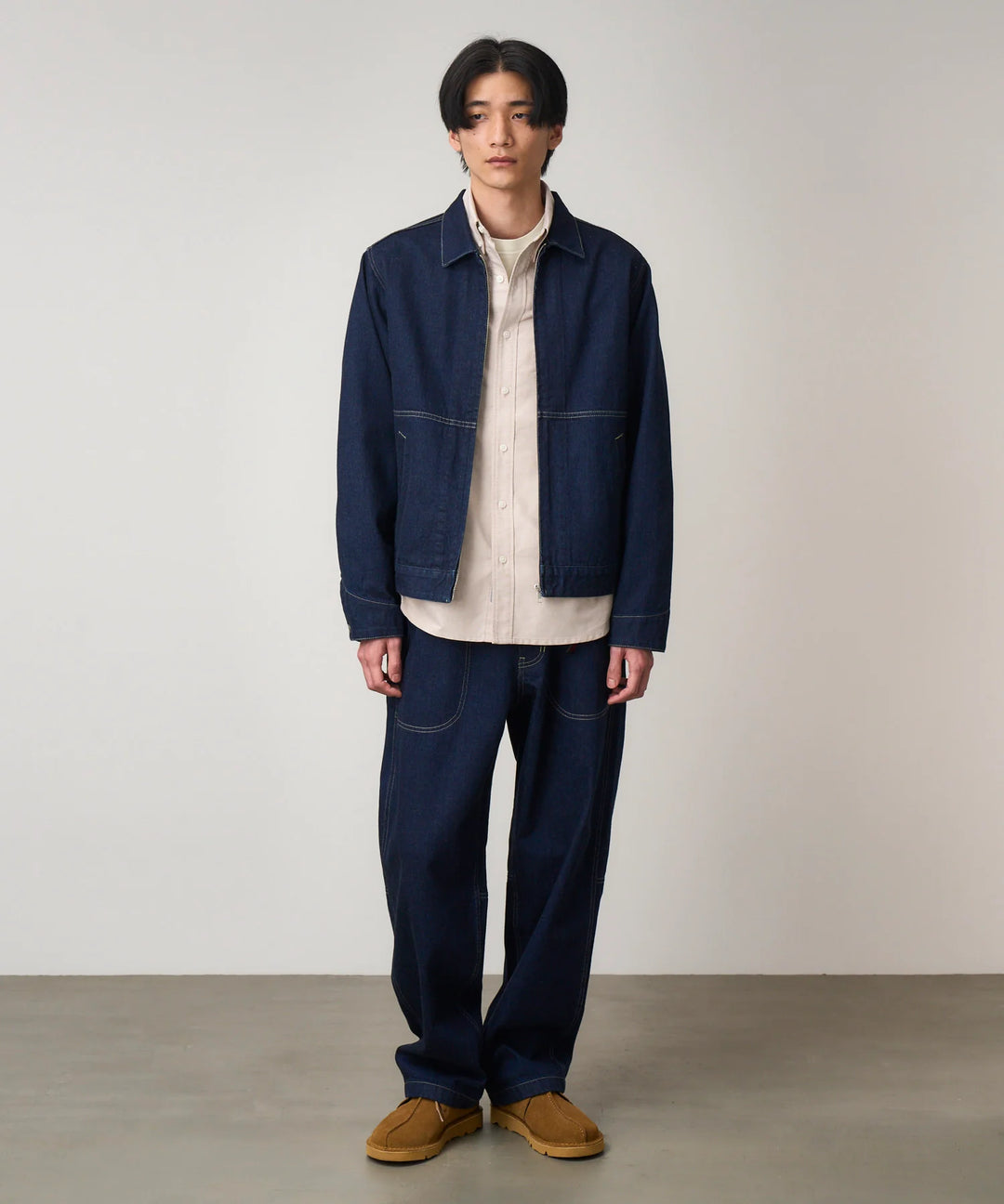 JAPANESE SLUB DENIM JACKET INDIGO