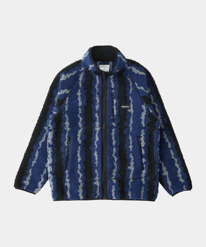 RIPPLE SHERRPA JACKET NAVY