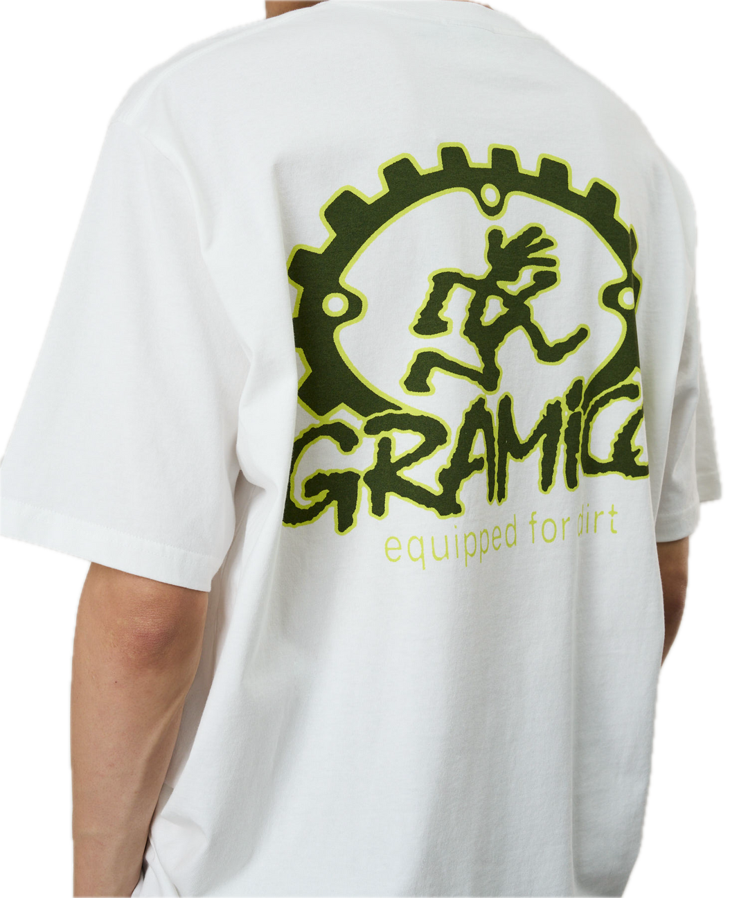 EQUIPPED FOR DIRT TEE WHITE