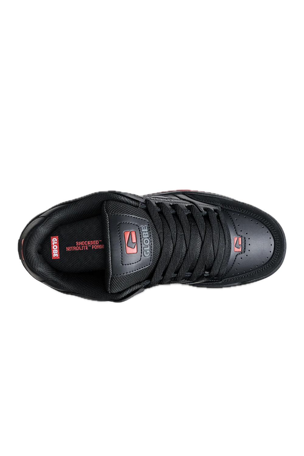 TILT BLACK/RED/CHARCOAL SKATESHOE SNEAKER TOP 