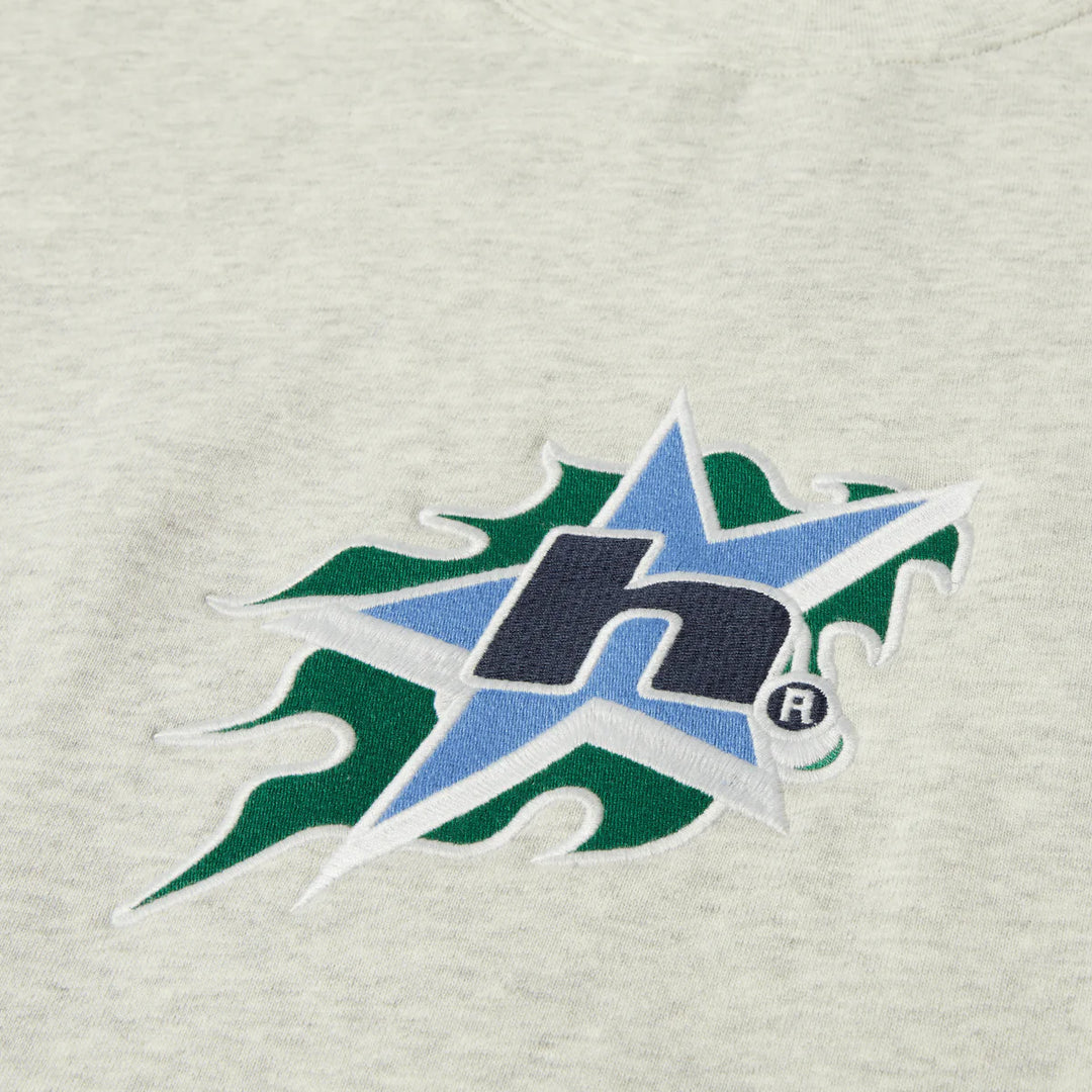 H BIT CREWNECK ASH HEATHER