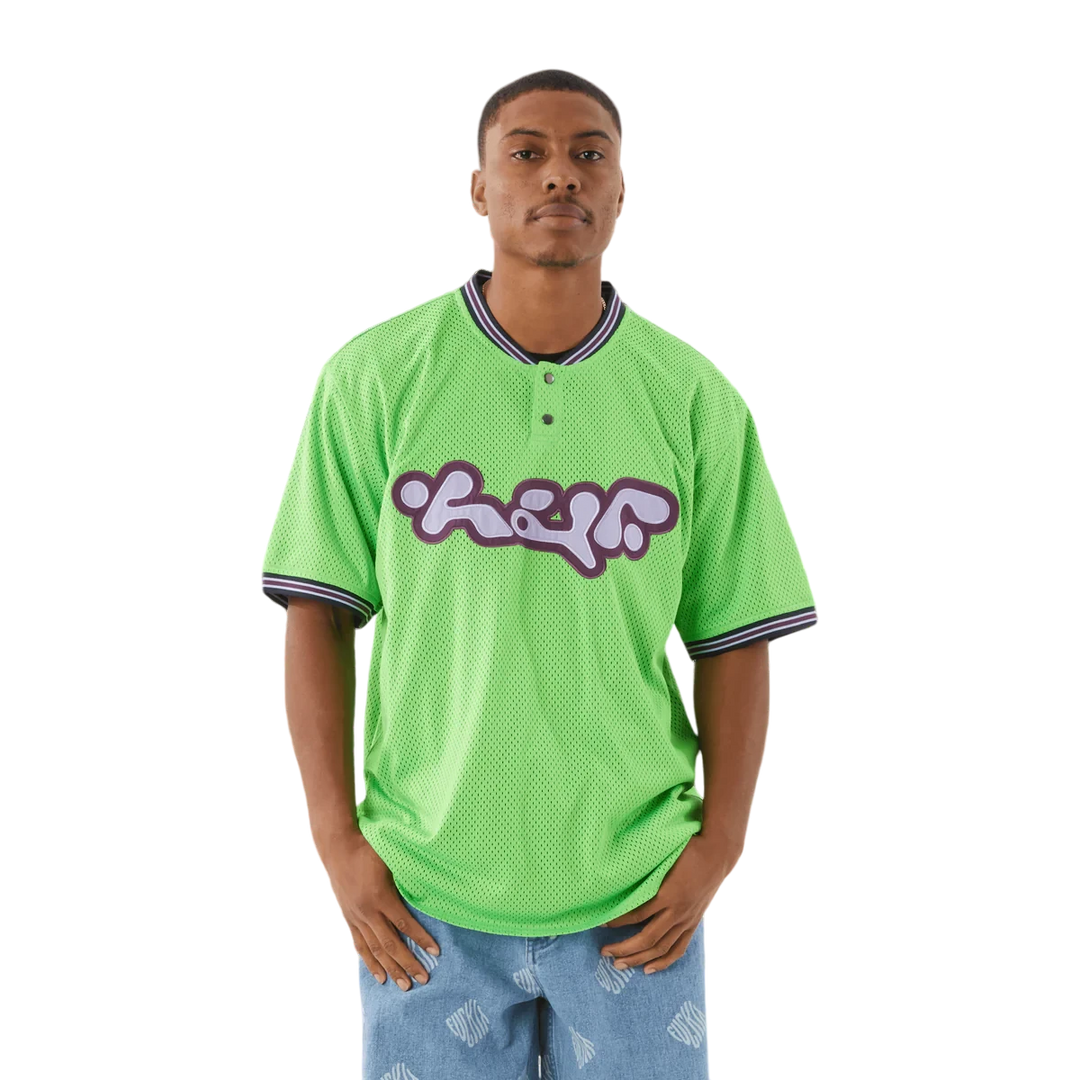 HALFTIME HENLEY JERSEY CLOVER GREEN