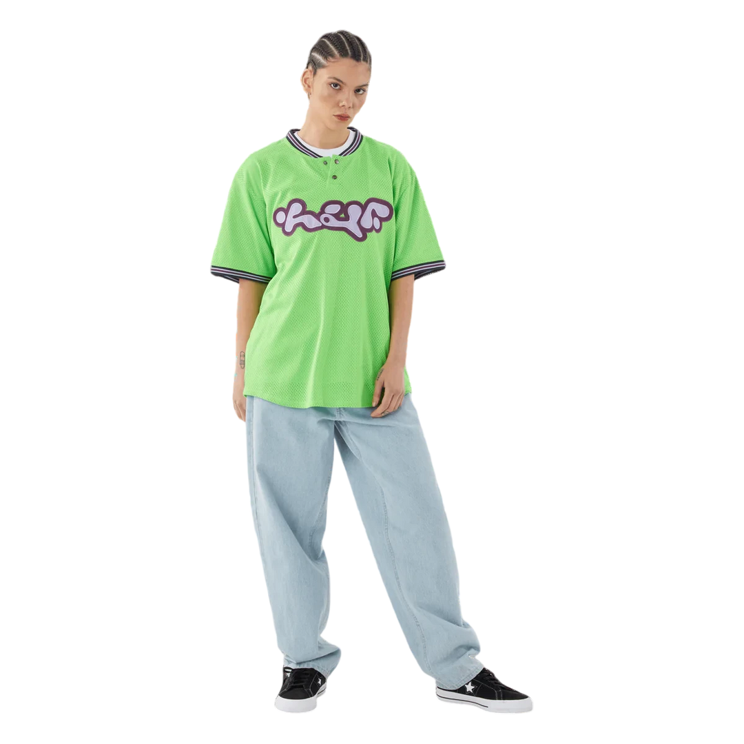 HALFTIME HENLEY JERSEY CLOVER GREEN