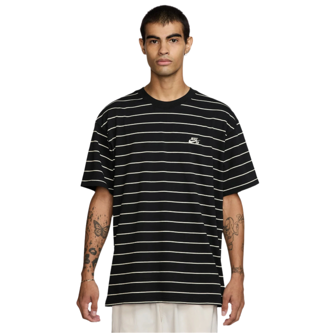 MAX90 STRIPED TEE BLACK