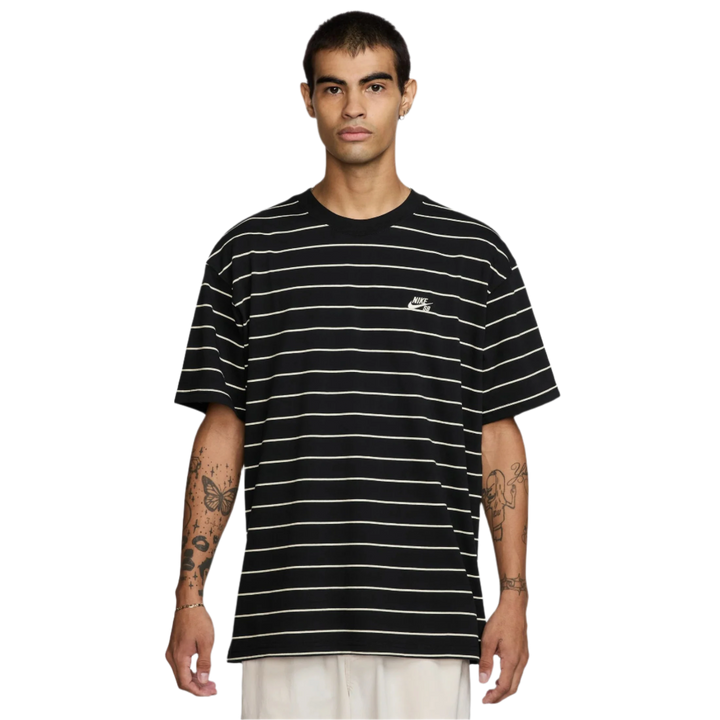 MAX90 STRIPED TEE BLACK