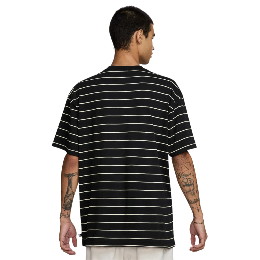 MAX90 STRIPED TEE BLACK