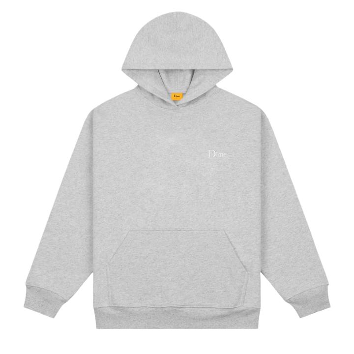 CLASSIC SMALL LOGO HOODIE HEATHER GREY