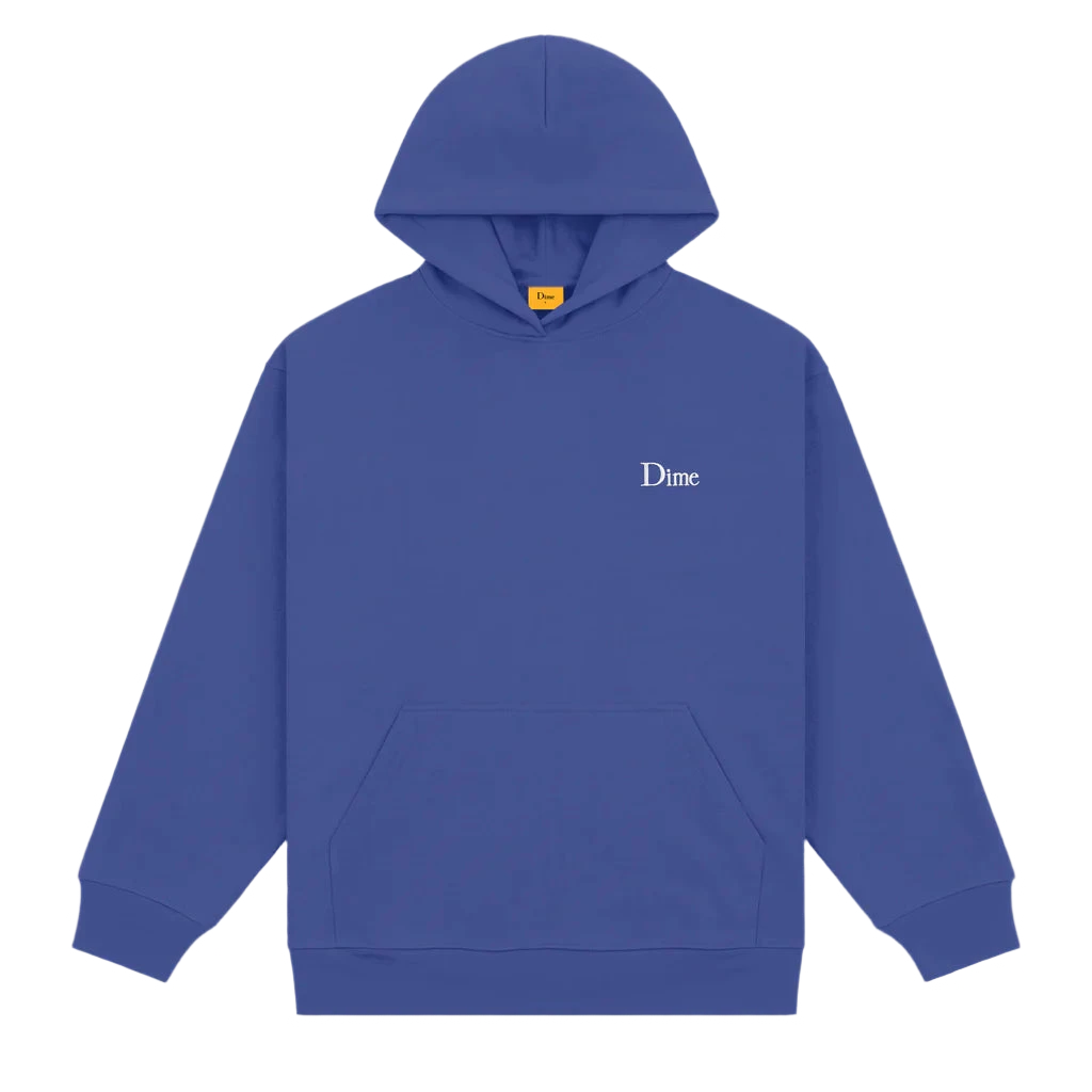 CLASSIC SMALL LOGO HOODIE INDIGO