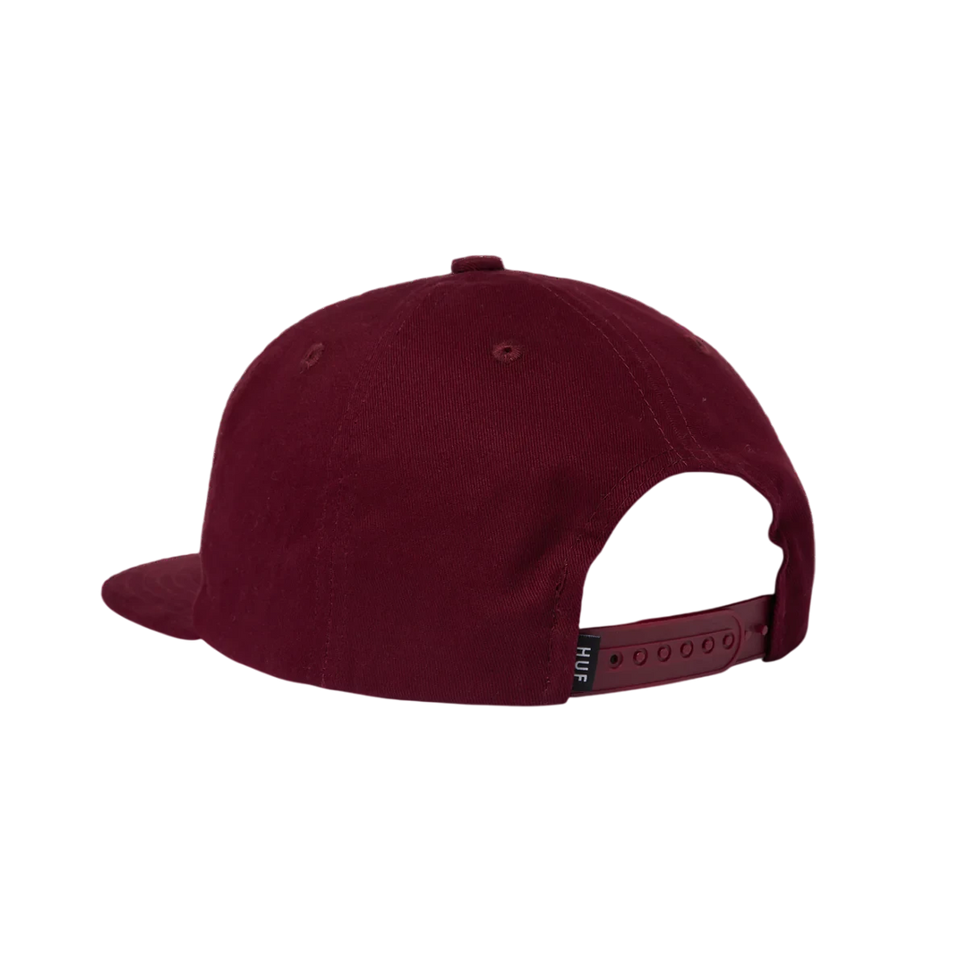 HUF SET BOX SNAPBACK CRIMSON