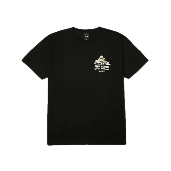 HUF X GREDDY GUSHI TEE BLACK