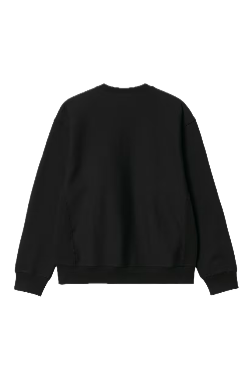 AMERICAN SCRIPT SWEAT BLACK