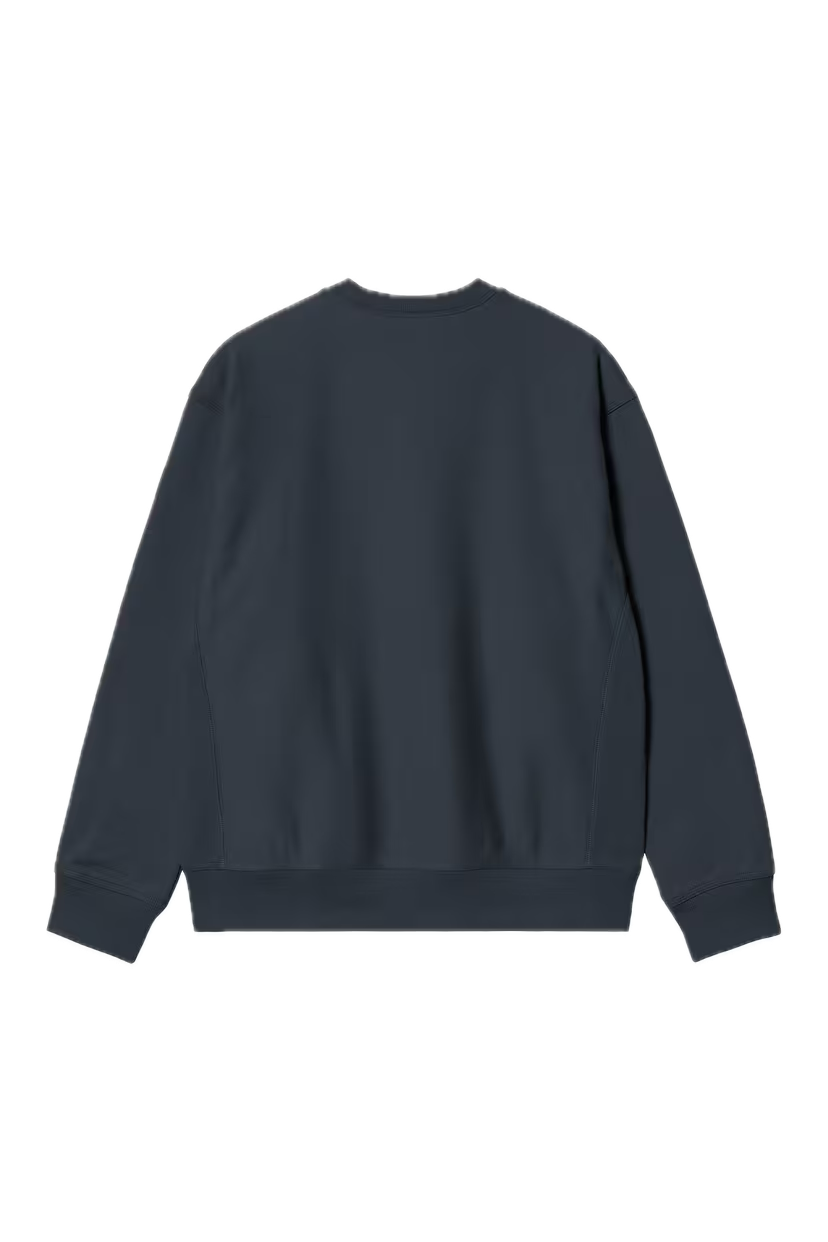 Carhartt American Script Crewneck Deep Night Back