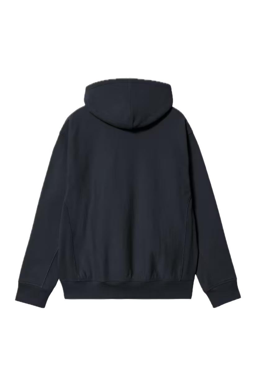 Carhartt American Script Hoodie Deep Night Back