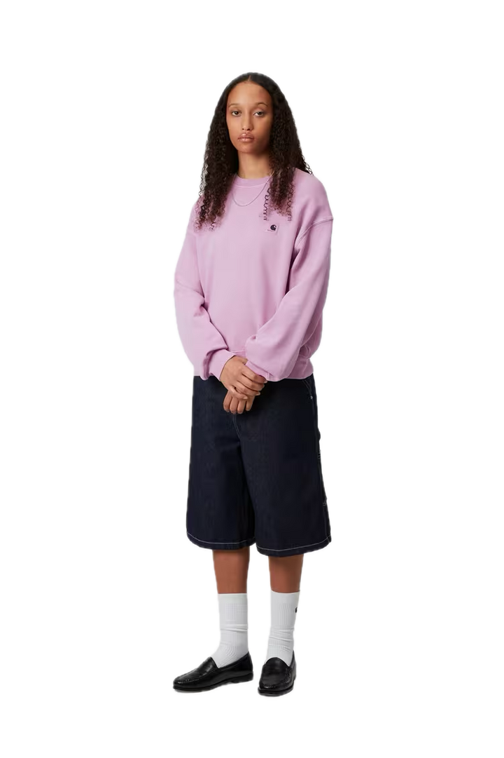 CARHARTT W'NELSON SWEATSHIRT GENTLE PURPLE GARMENT DYED FIT