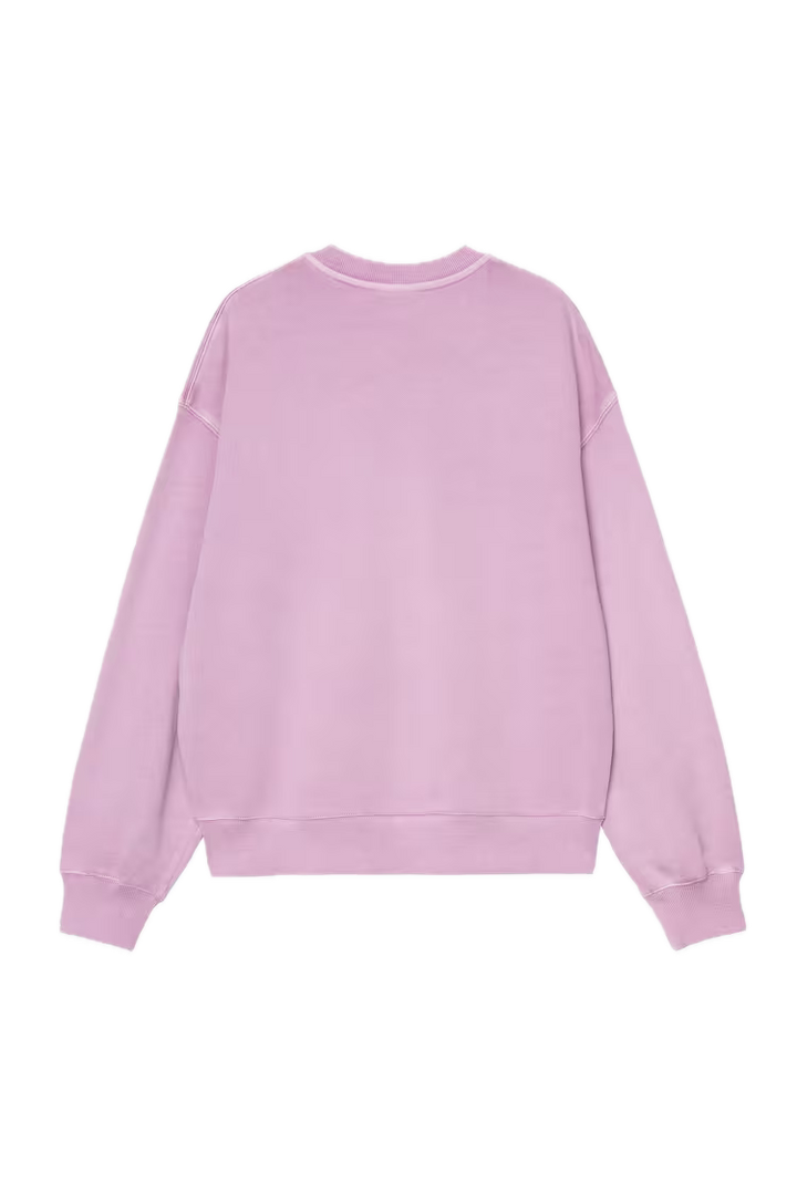 CARHARTT W'NELSON SWEATSHIRT GENTLE PURPLE GARMENT DYED BACK