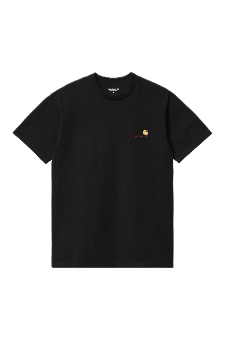 AMERICAN SCRIPT TEE BLACK