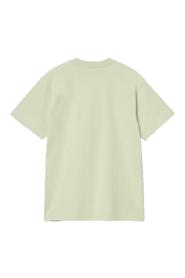 AMERICAN SCRIPT TEE PALE OLIVE