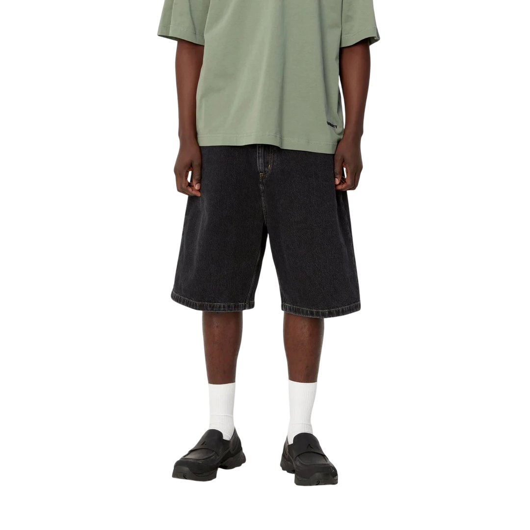 BRANDON SHORT STONE WASHED BLACK