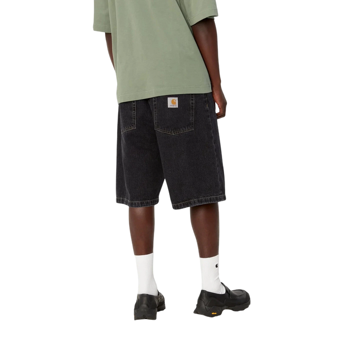 BRANDON SHORT STONE WASHED BLACK