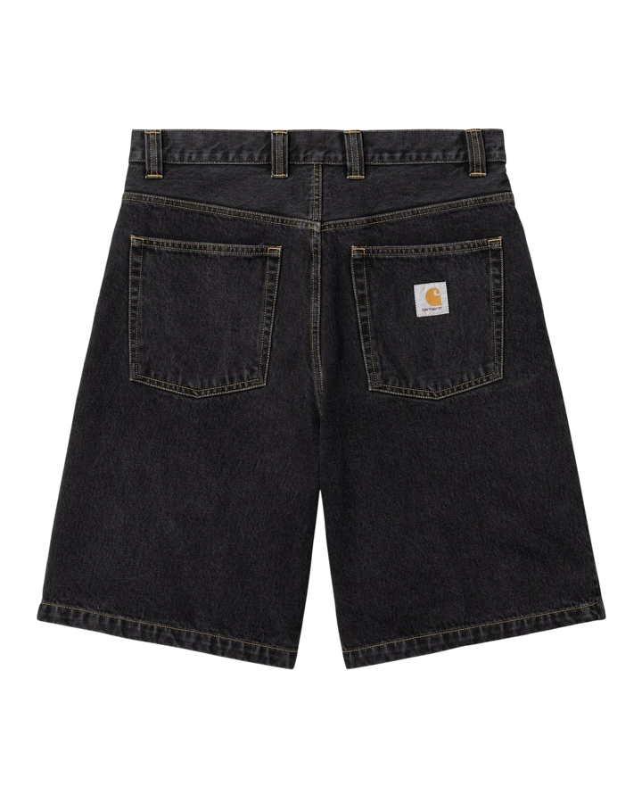 BRANDON SHORT STONE WASHED BLACK