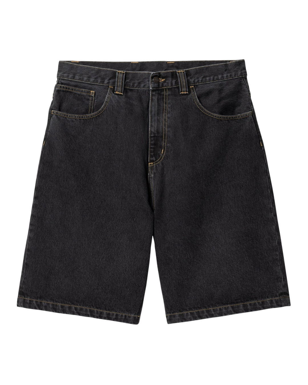 BRANDON SHORT STONE WASHED BLACK