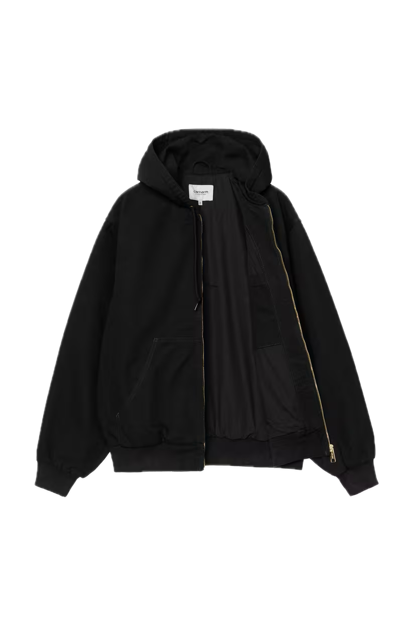 Carhartt OG Active Jacket Black Front Open