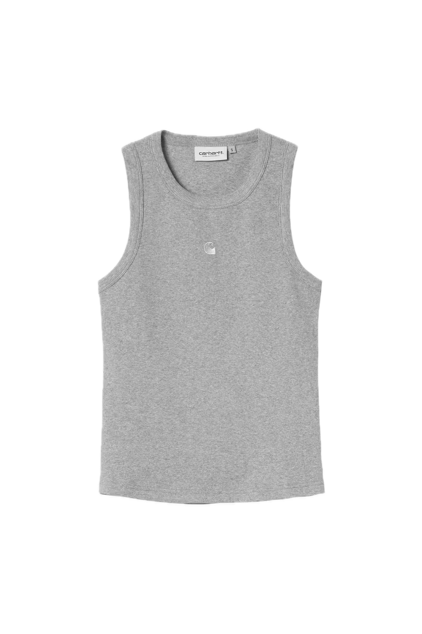 CARHARTT W'PHILIPS A-SHIRT GREY HEATHER FRONT
