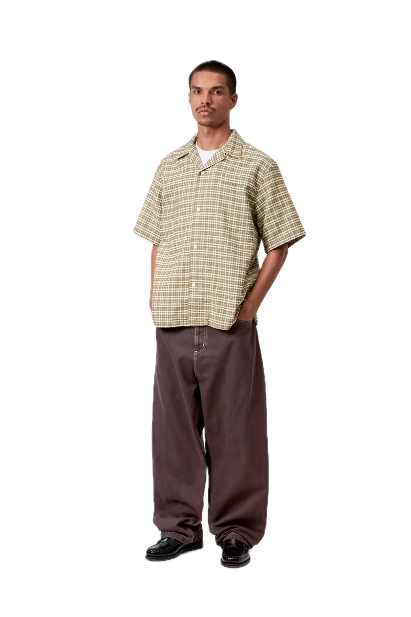 CRHARTT BRANDON PANT SHALE STONE DYED BAGGY JEANS FIT