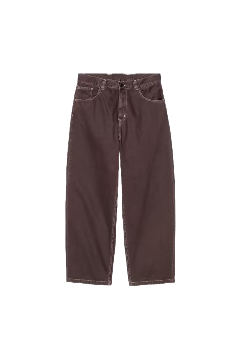 CRHARTT BRANDON PANT SHALE STONE DYED BAGGY JEANS FRONT