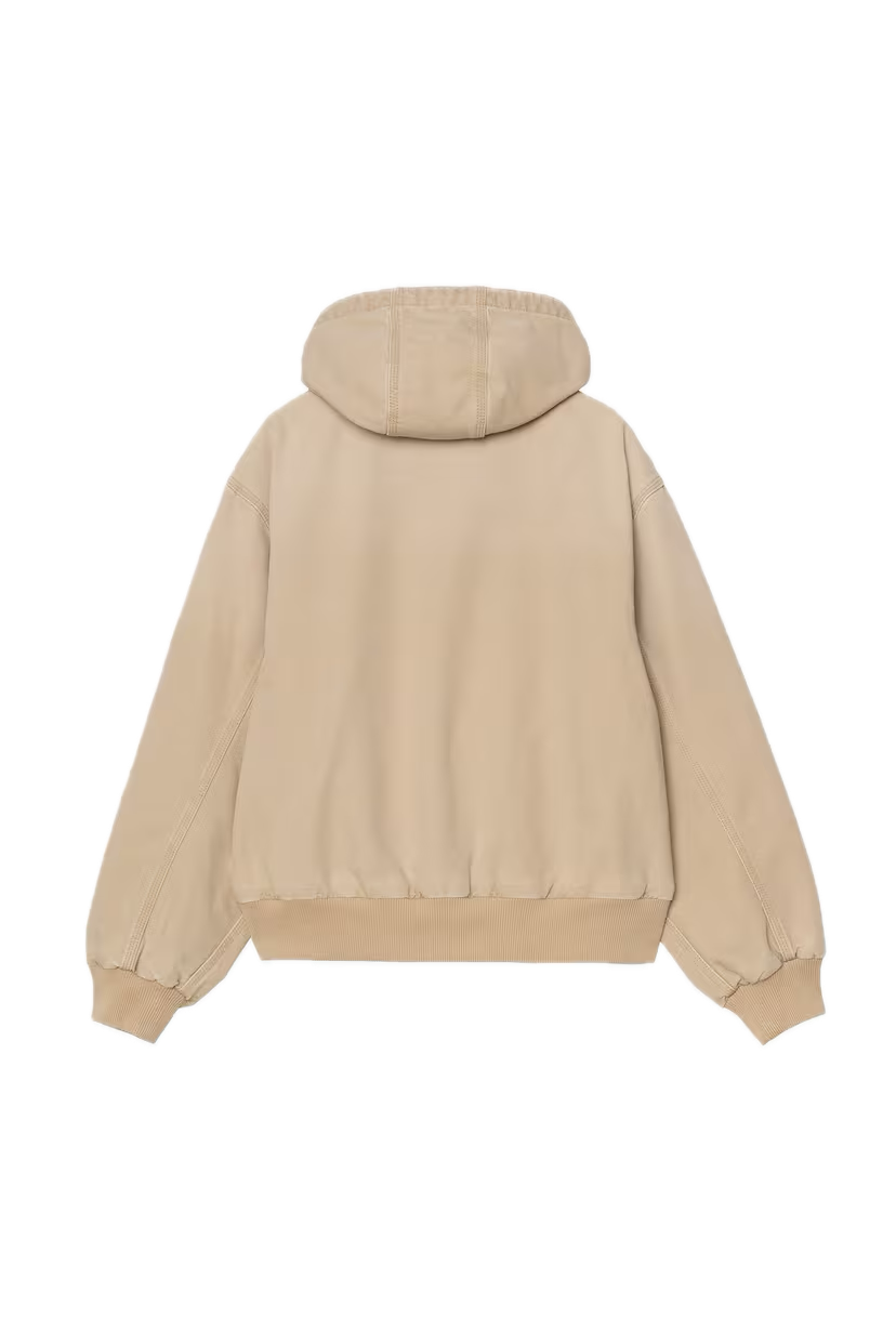 CARHARTT W'OG ACTIVE JACKET DUSTY H BROWN STONE CANVAS WOMEN BACK