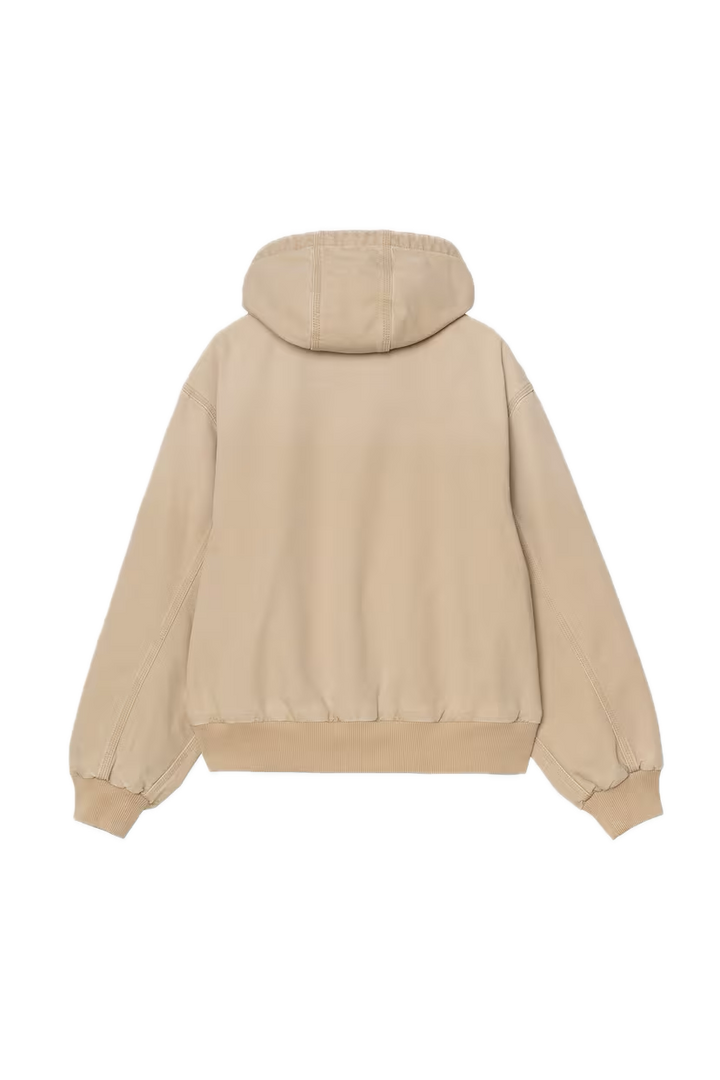 CARHARTT W'OG ACTIVE JACKET DUSTY H BROWN STONE CANVAS WOMEN BACK