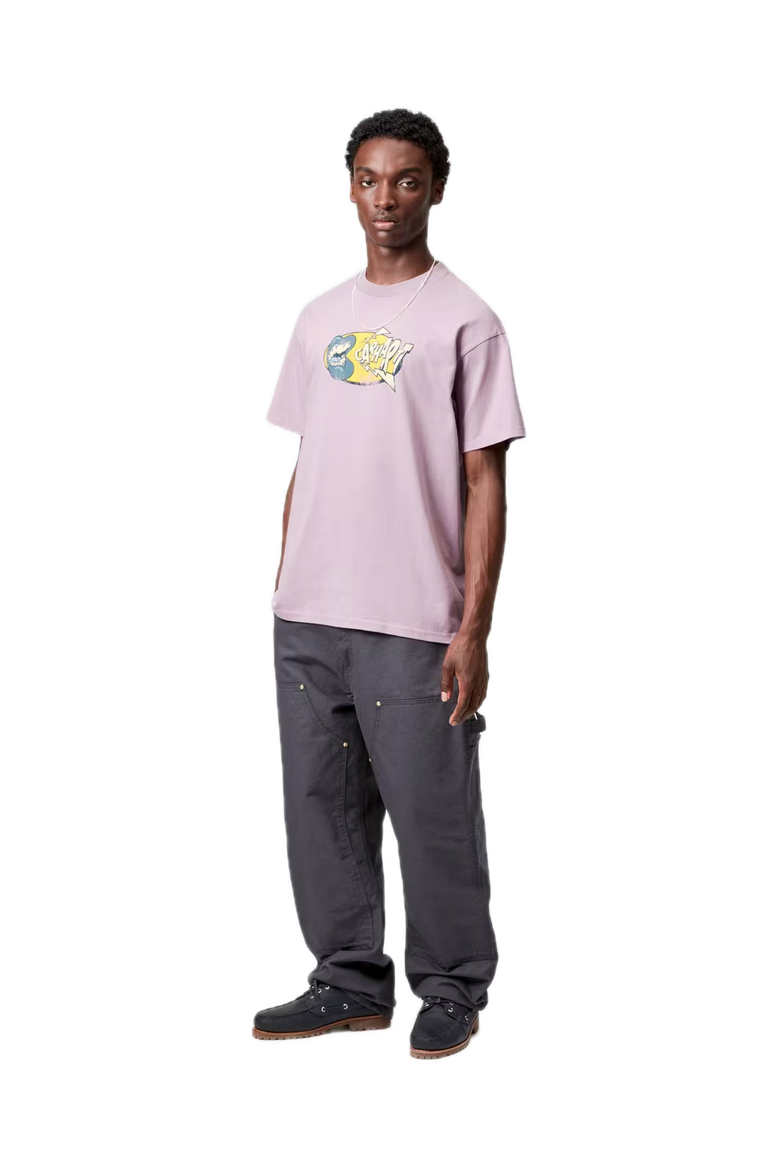 LOUDER TEE PINK FOG
