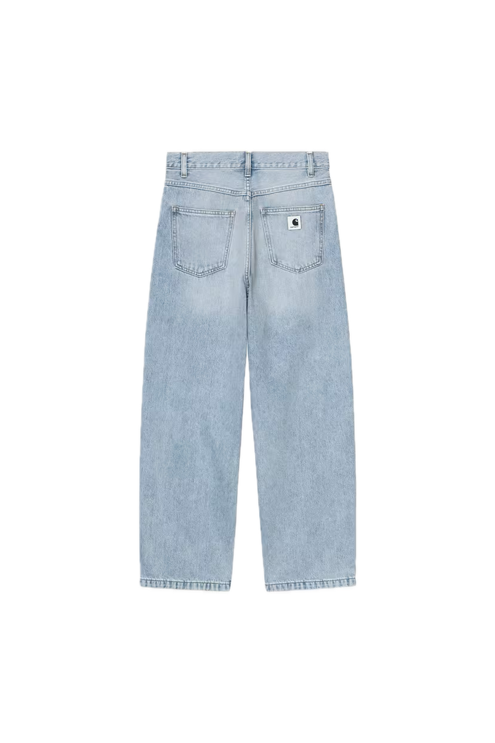 W'BRANDON PANT BLUE HEAVY WORN BLEACHED