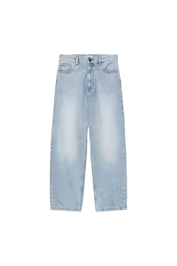 W'BRANDON PANT BLUE HEAVY WORN BLEACHED