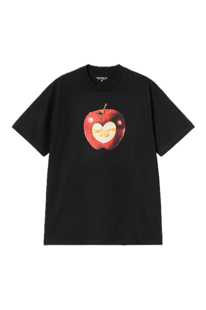 CARHARTT SPOILED TEE BLACK FRONT