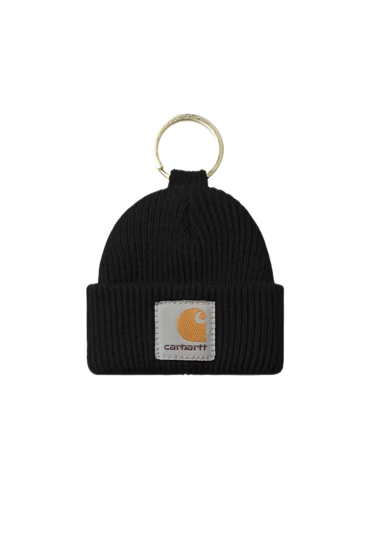 Black beanie with Carhartt logo 