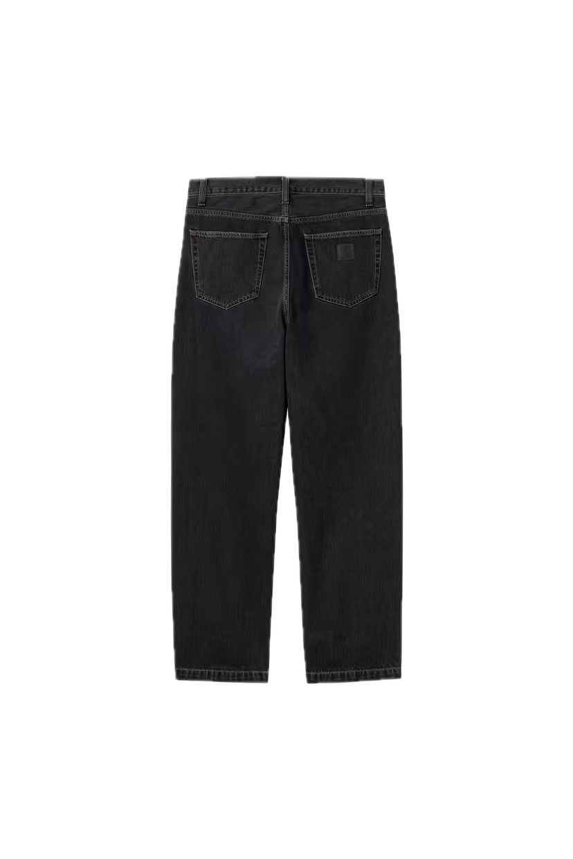 Carhartt Aaron Pant Black Stone Washed Back