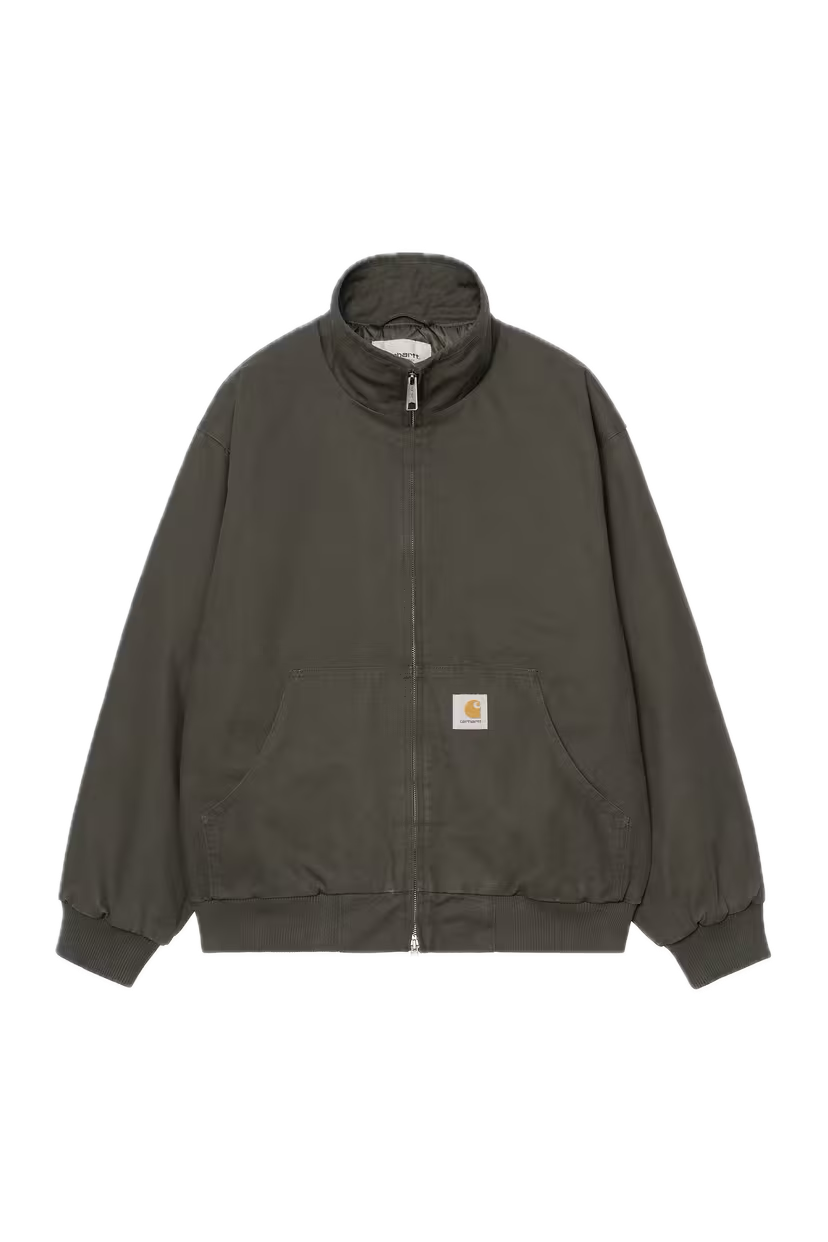 Carhartt Ravon Jacket Oxide Green Heavy Stone Wash Front