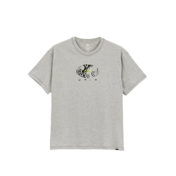 NIKE SB ISHOD WAIR NEON STITCH TEE GREY FRONT