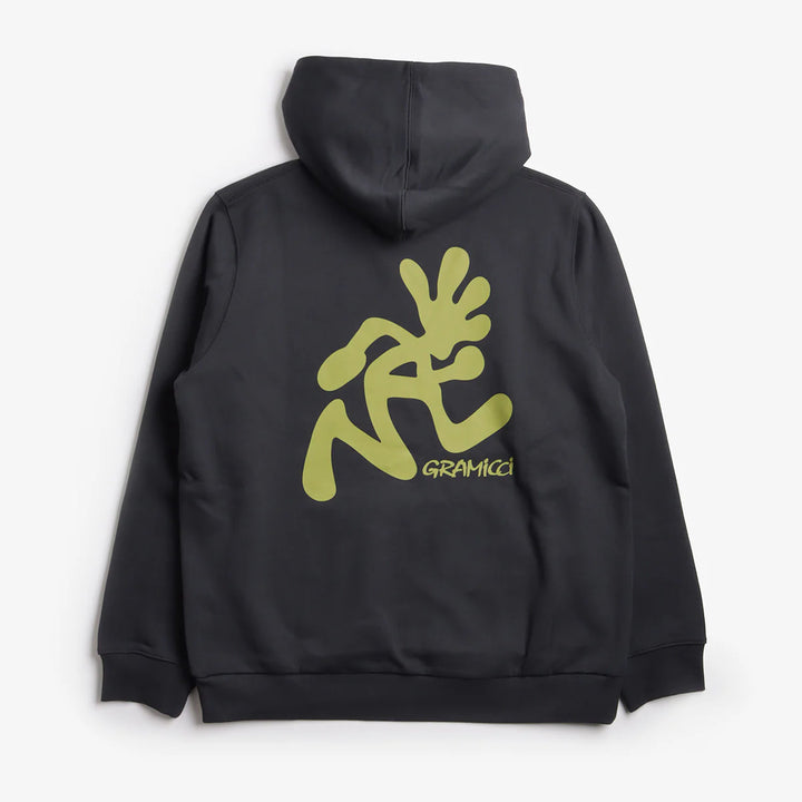 RUNNING MAN HOODED SWEATSHIRT VINTAGE BLACK