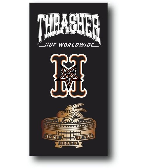 HUF X THRASHER STADIUM PIN SET