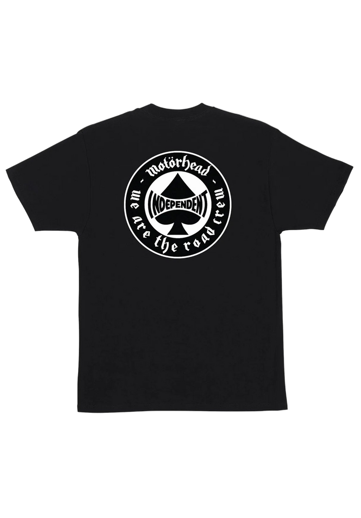 INDEPENDENT MOTORHEAD SPADE TEE BLACK