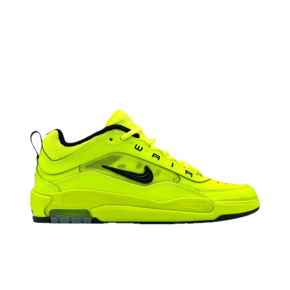 Nike Ishod Air Max Skate Shoe Sneaker Volt