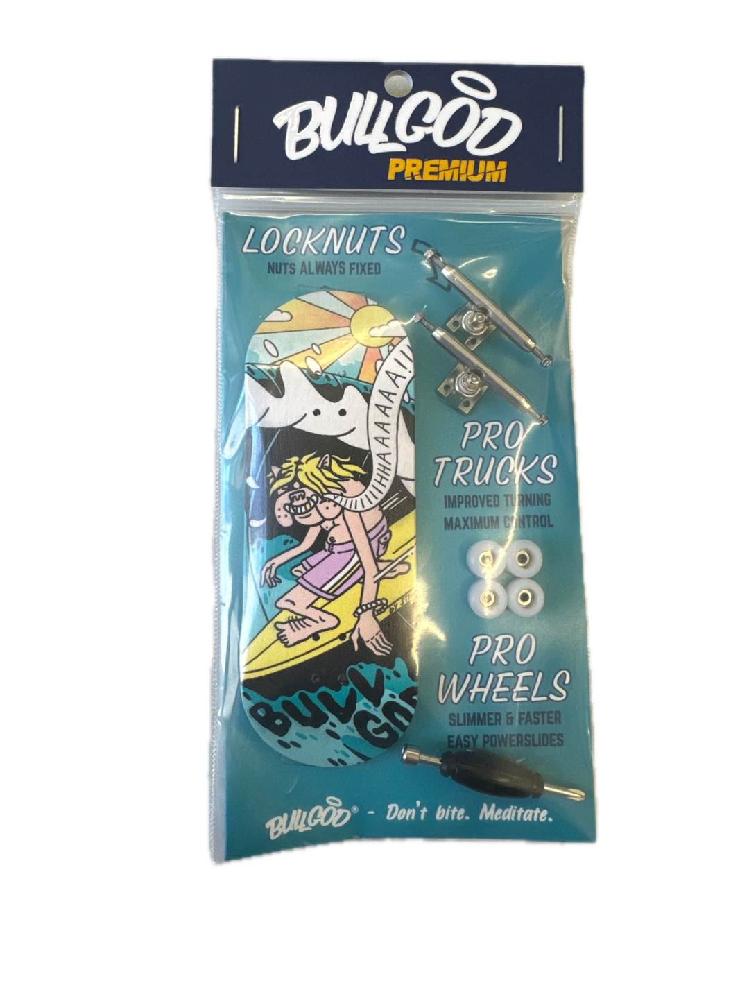 Bullgod surf sun and wave fingerboard