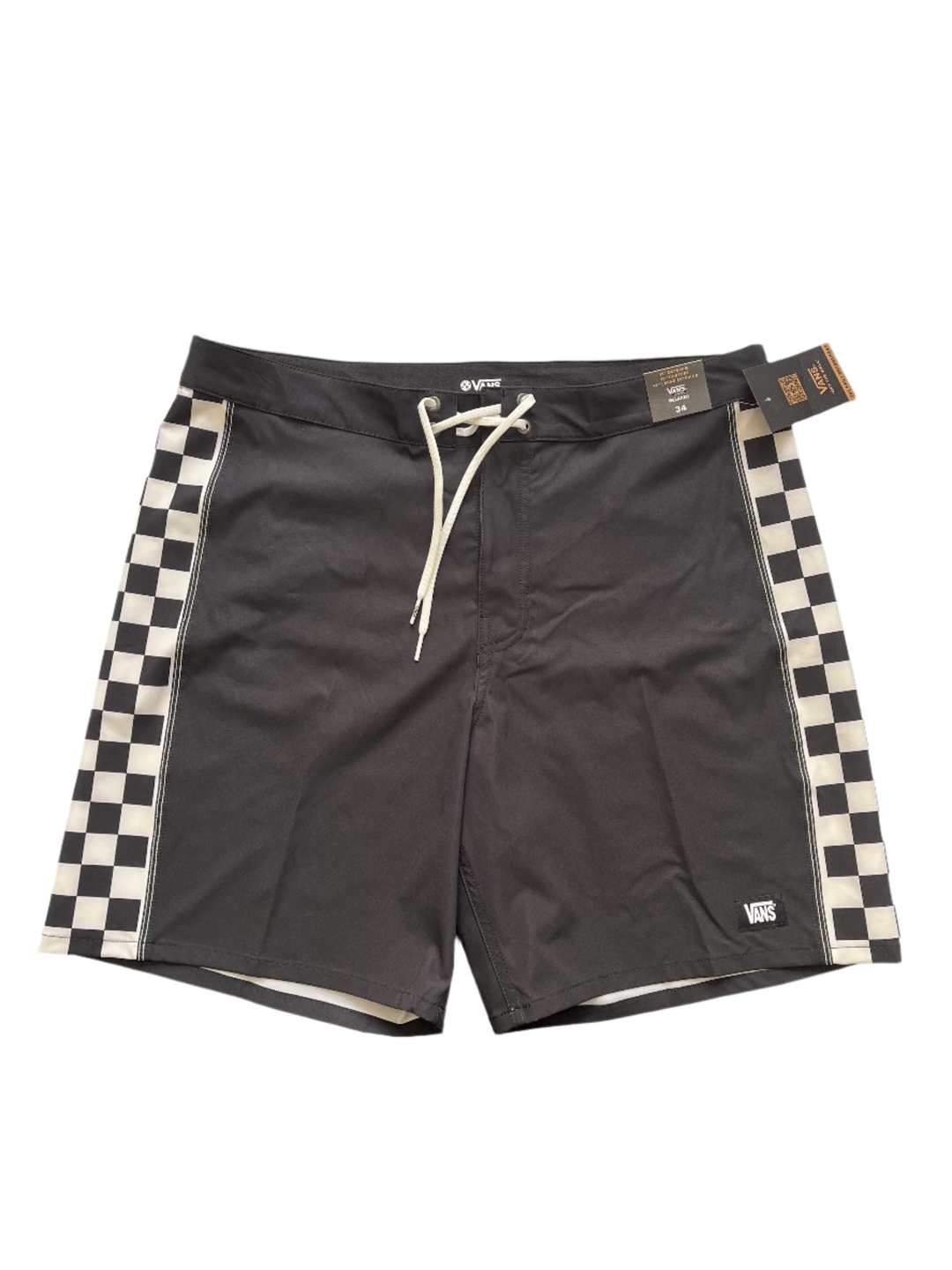 DAILY SIDELINE BOARD SHORT BLACK WHITE