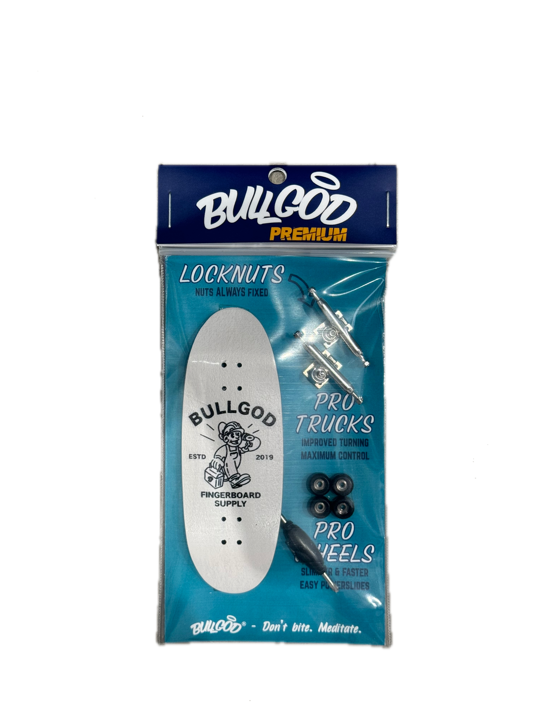 BULLGOD MINI CRUISER WHITE PREMIUM FINGERBOARD